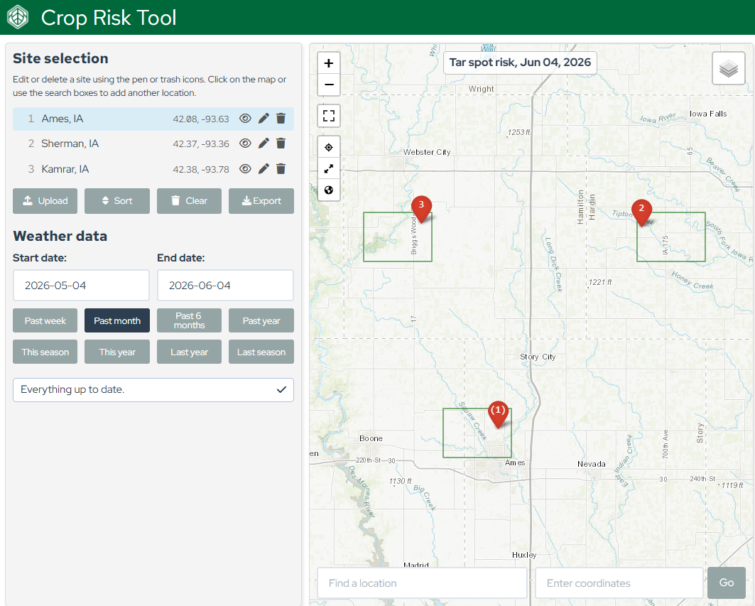 Crop Risk Tool